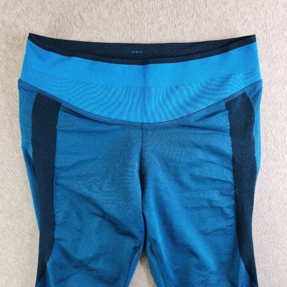 Lululemon Leggings Womens 12 Poolside Seamless Mesh High Rise Training Tight 25" - Picture 2 of 13